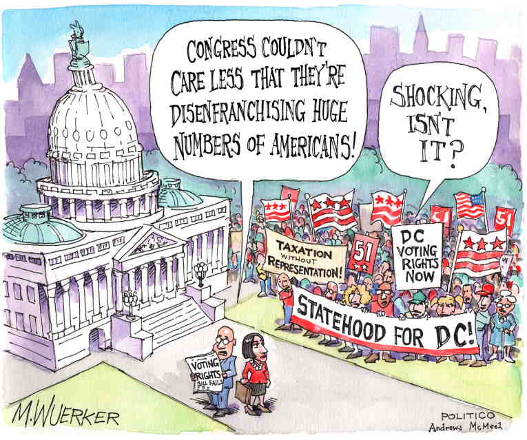 Political/Editorial Cartoon by Matt Wuerker, Politico on In Other News