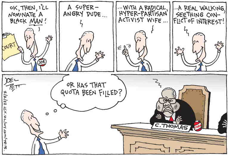 Political/Editorial Cartoon by Joel Pett, Lexington Herald-Leader, CWS/CartoonArts Intl. on GOP Opposes Biden Pick