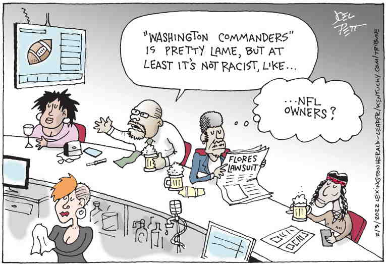 Political/Editorial Cartoon by Joel Pett, Lexington Herald-Leader, CWS/CartoonArts Intl. on In Other News