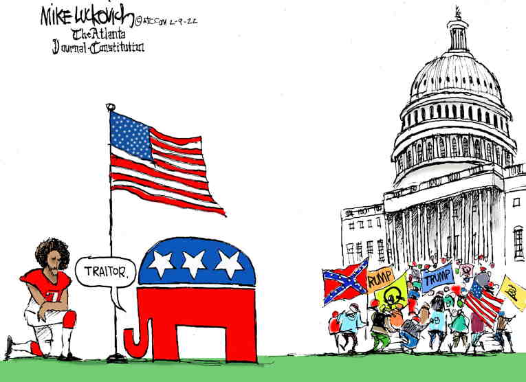 Political/Editorial Cartoon by Mike Luckovich, Atlanta Journal-Constitution on In Other News