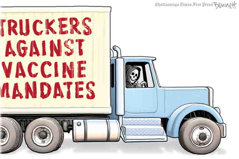 Political/Editorial Cartoon by Clay Bennett, Chattanooga Times Free Press on Oh Canada!