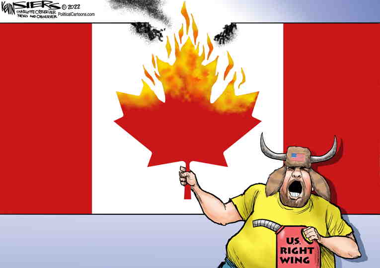 Political/Editorial Cartoon by Kevin Siers, Charlotte Observer on Oh Canada!