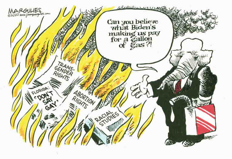 Political/Editorial Cartoon by Jimmy Margulies, King Features on Republicans Continue Attack