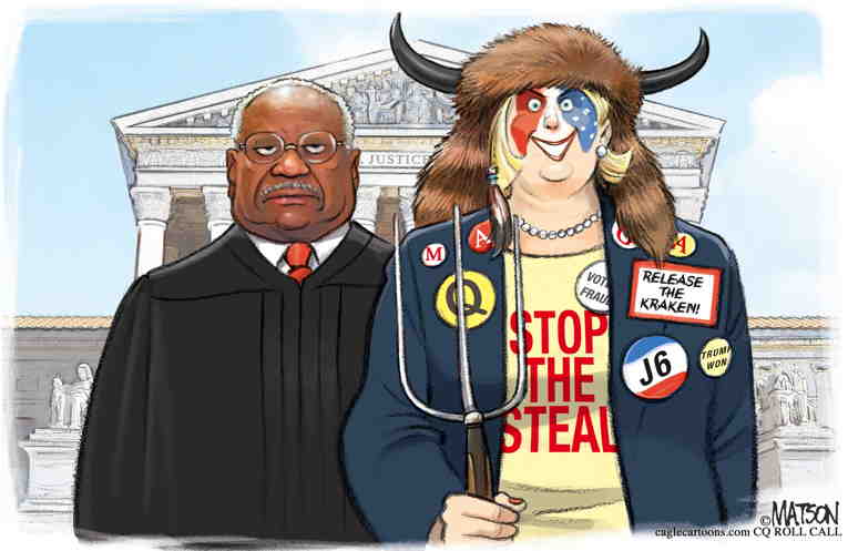 Political/Editorial Cartoon by RJ Matson, Cagle Cartoons on High Court Infiltrated