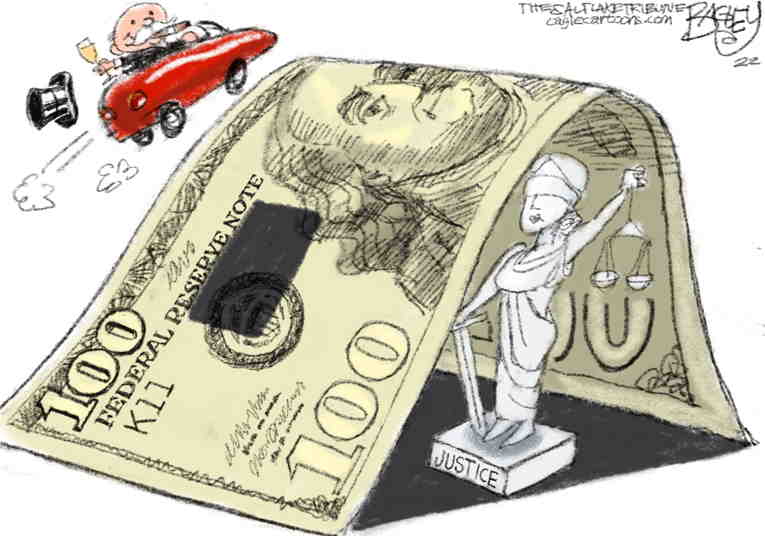 Political/Editorial Cartoon by Pat Bagley, Salt Lake Tribune on In Other News