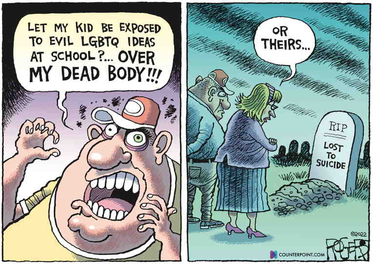 Political/Editorial Cartoon by Rob Rogers on GOP Stands for Something