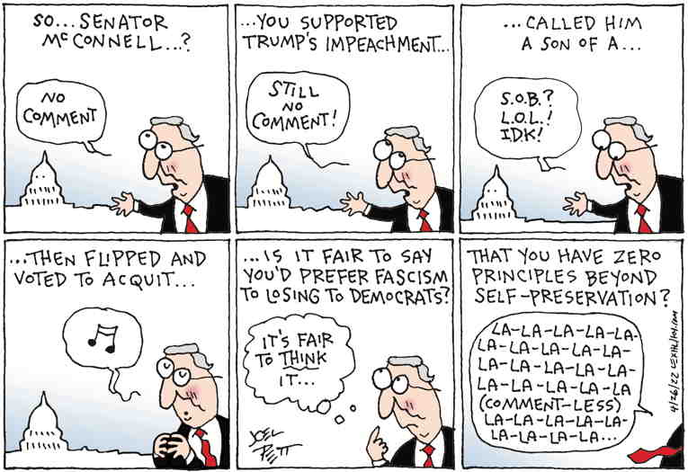 Political/Editorial Cartoon by Joel Pett, Lexington Herald-Leader, CWS/CartoonArts Intl. on GOP Goes Full Monty