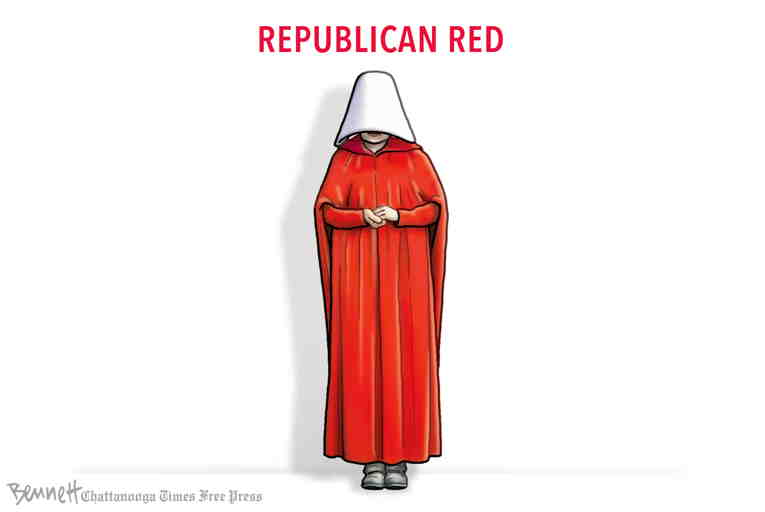 Political/Editorial Cartoon by Clay Bennett, Chattanooga Times Free Press on Republicans Celebrate Win