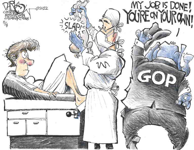 Political/Editorial Cartoon by John Darkow, Columbia Daily Tribune, Missouri on Republicans Celebrate Win