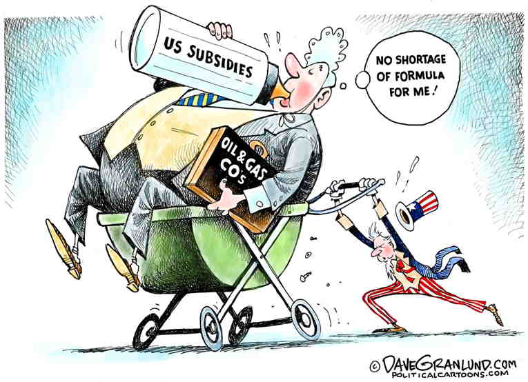 Political/Editorial Cartoon by Dave Granlund on Baby Formula Shortage Worsens