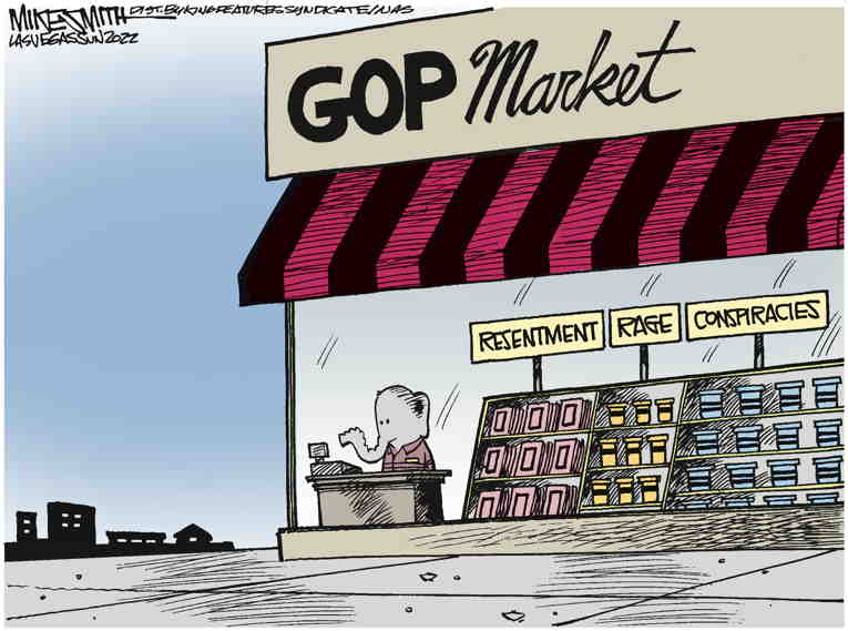 Political/Editorial Cartoon by Mike Smith, Las Vegas Sun on GOP Finds Its Stride