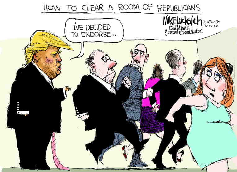 Political/Editorial Cartoon by Mike Luckovich, Atlanta Journal-Constitution on GOP Finds Its Stride
