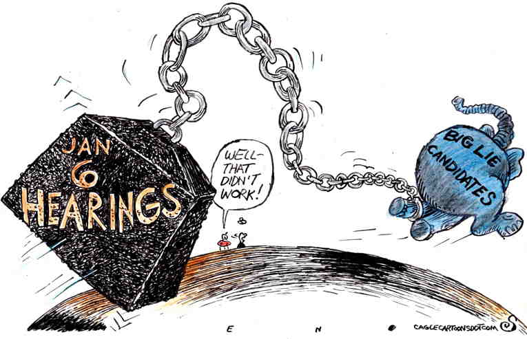 Political/Editorial Cartoon by Randall Enos, Cagle Cartoons on Republicans Double Down