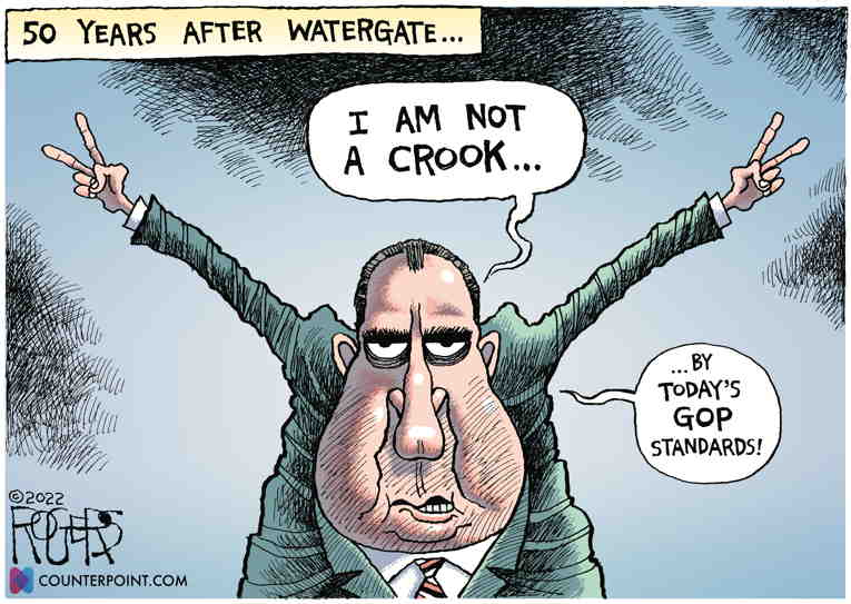 Political/Editorial Cartoon by Rob Rogers on Jan. 6 Hearing Bombshell