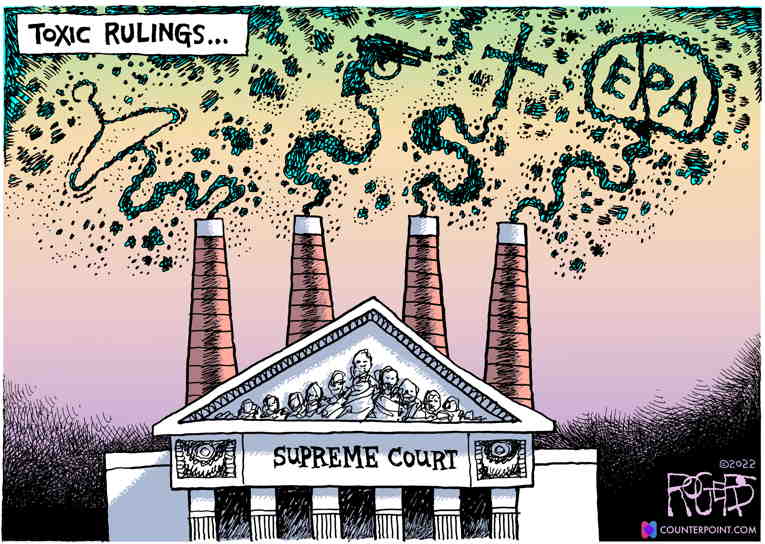 Political/Editorial Cartoon by Rob Rogers on Zealots Seize Supreme Court