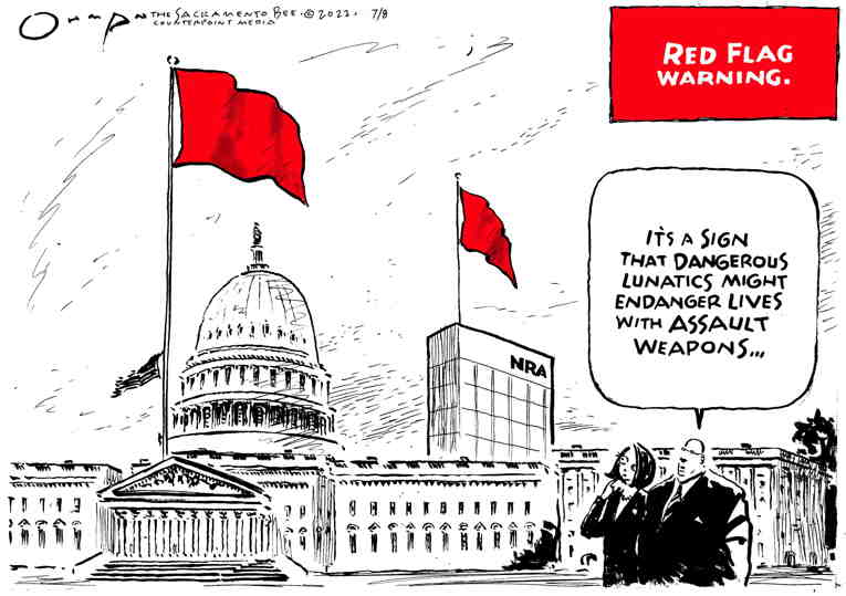 Political/Editorial Cartoon by Jack Ohman, The Oregonian on America Is Number One!