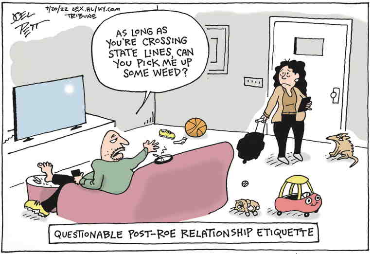 Political/Editorial Cartoon by Joel Pett, Lexington Herald-Leader, CWS/CartoonArts Intl. on In Other News