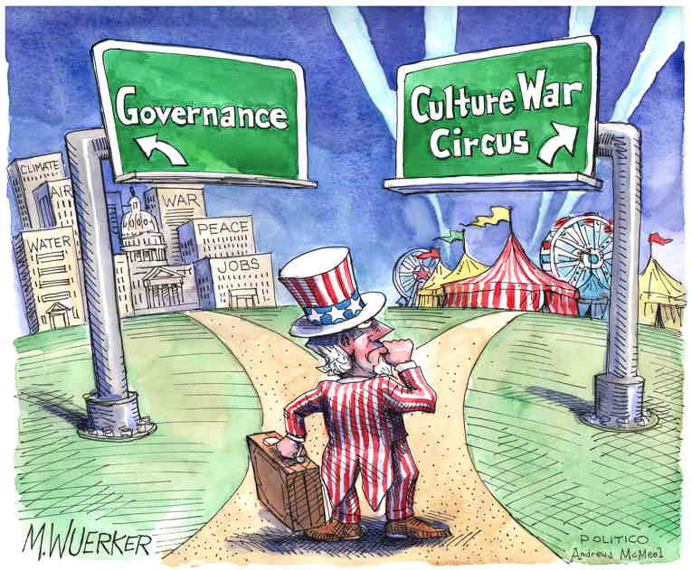 Political/Editorial Cartoon by Matt Wuerker, Politico on In Other News