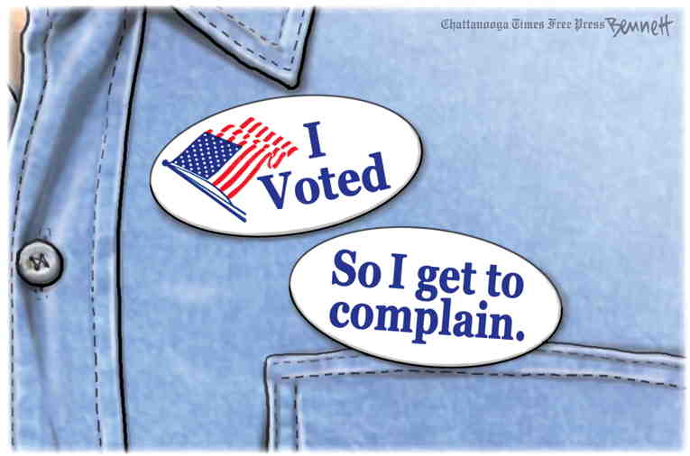 Political/Editorial Cartoon by Clay Bennett, Chattanooga Times Free Press on In Other News