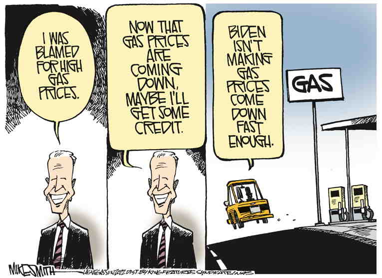 Political/Editorial Cartoon by Mike Smith, Las Vegas Sun on Big Wins for Biden