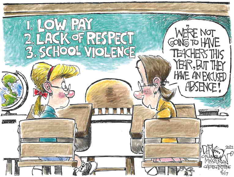 Political/Editorial Cartoon by John Darkow, Columbia Daily Tribune, Missouri on In Other News