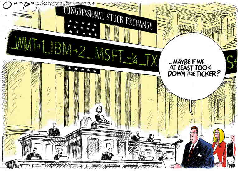 Political/Editorial Cartoon by Jack Ohman, The Oregonian on In Other News