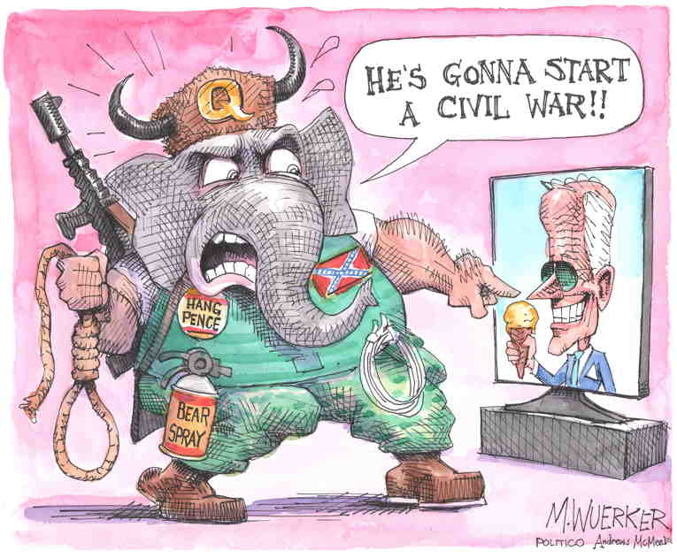 Political/Editorial Cartoon by Matt Wuerker, Politico on Republicans Predict Ultimate Victory