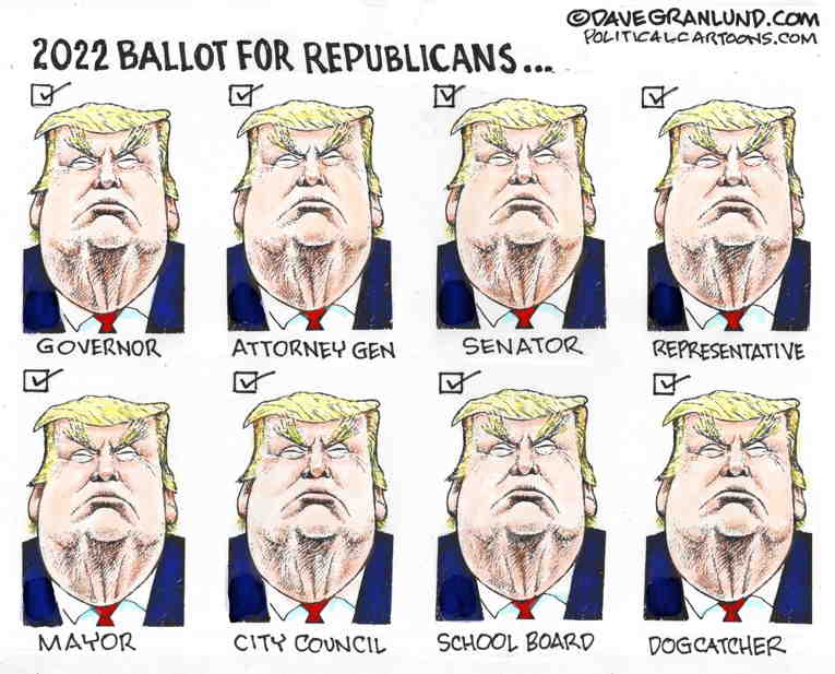 Political/Editorial Cartoon by Dave Granlund on Midterm Elections Looming