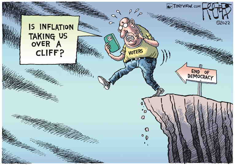 Political/Editorial Cartoon by Rob Rogers on Midterm Elections Looming