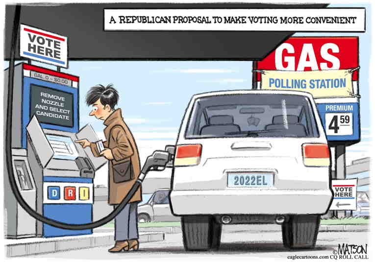 Political/Editorial Cartoon by RJ Matson, Cagle Cartoons on Inflation Fueling Fascists