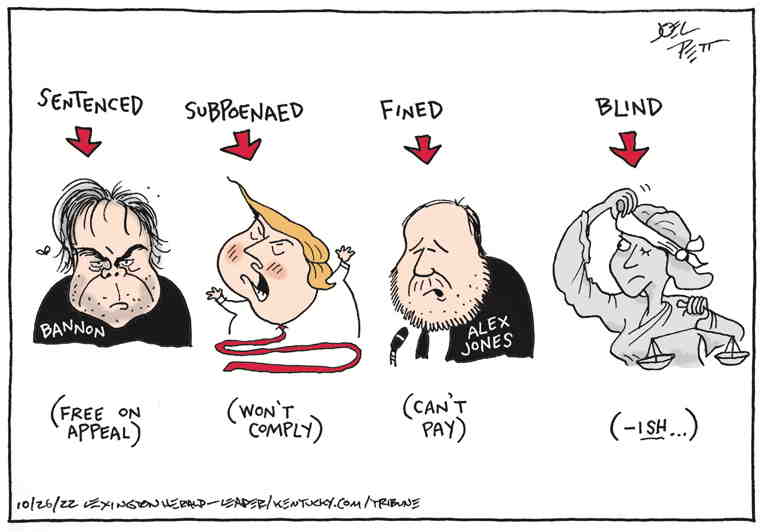 Political/Editorial Cartoon by Joel Pett, Lexington Herald-Leader, CWS/CartoonArts Intl. on In Other News