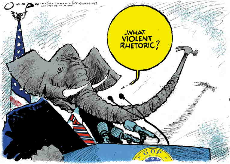 Political/Editorial Cartoon by Jack Ohman, The Oregonian on Republicans Hammer Pelosi