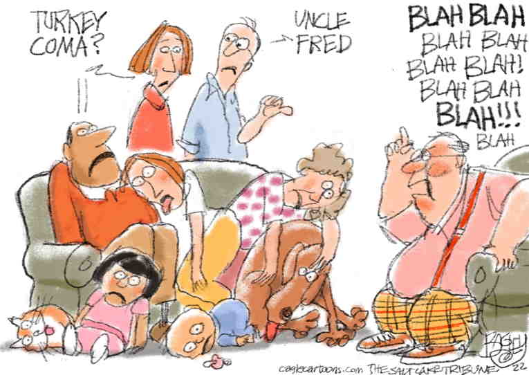 Political/Editorial Cartoon by Pat Bagley, Salt Lake Tribune on In Other News