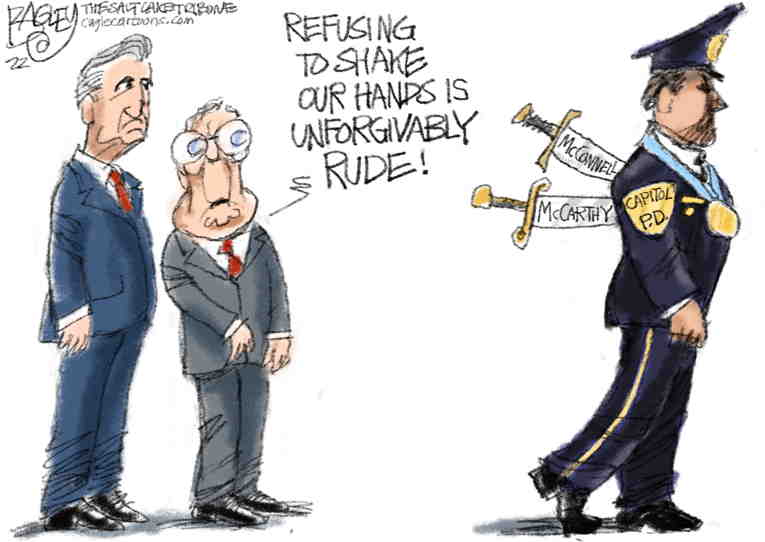 Political/Editorial Cartoon by Pat Bagley, Salt Lake Tribune on In Other News