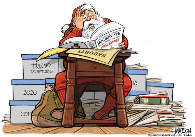 Political/Editorial Cartoon by RJ Matson, Cagle Cartoons on Trump Implicated