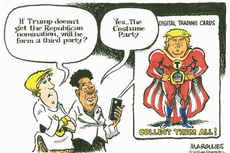 Political/Editorial Cartoon by Jimmy Margulies, King Features on Trump Astounds Nation