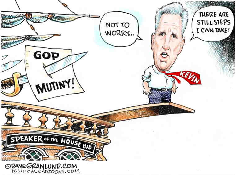 Political Cartoon on 'McCarthy Wins Speakership' by Dave Granlund at ...