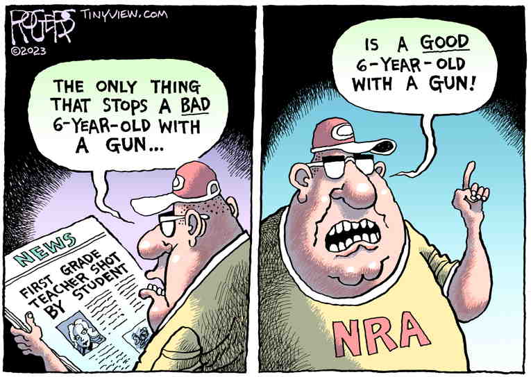 Political/Editorial Cartoon by Rob Rogers on In Other News