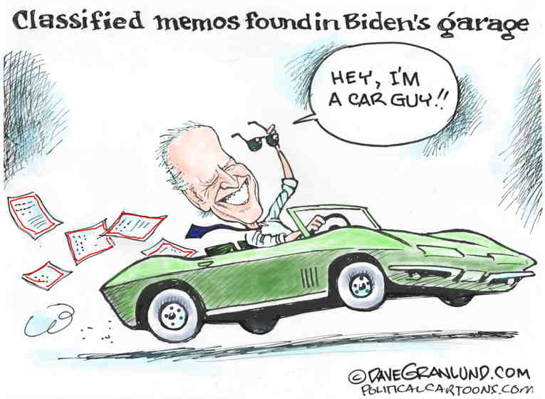 Political/Editorial Cartoon by Dave Granlund on Biden Blows It