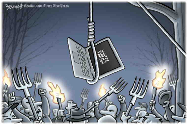 Political/Editorial Cartoon by Clay Bennett, Chattanooga Times Free Press on McCarthy Declares War