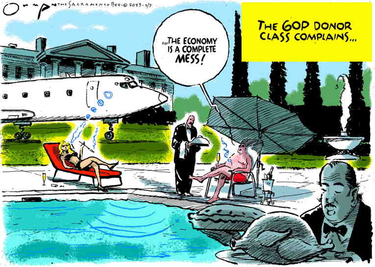 Political/Editorial Cartoon by Jack Ohman, The Oregonian on In Other News