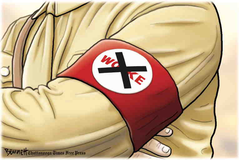 Political/Editorial Cartoon by Clay Bennett, Chattanooga Times Free Press on DeSantis Cracks Down
