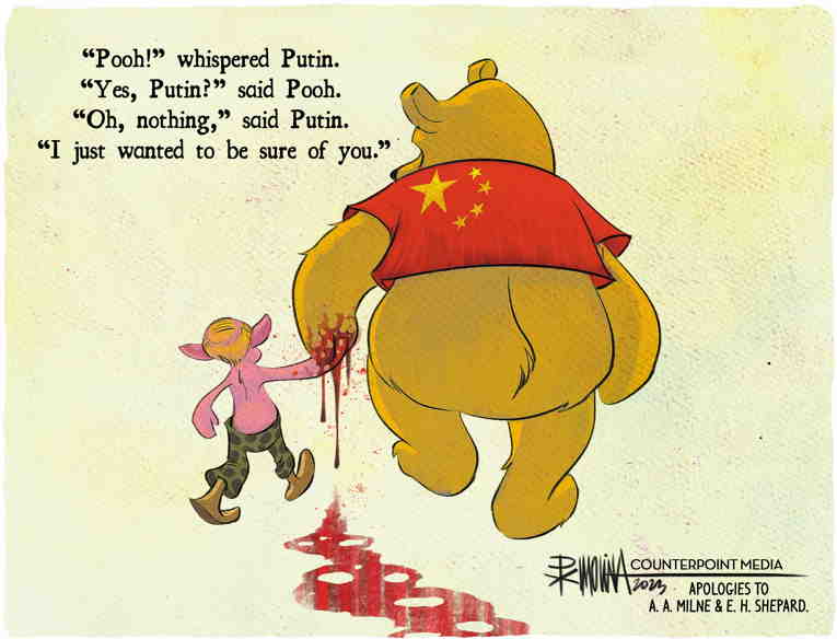 Political/Editorial Cartoon by Pedro Molina, El Nuevo Diario, Managua, Nicaragua on Putin Promises Russian Victory