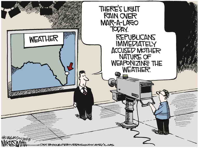 Political/Editorial Cartoon by Mike Smith, Las Vegas Sun on In Other News