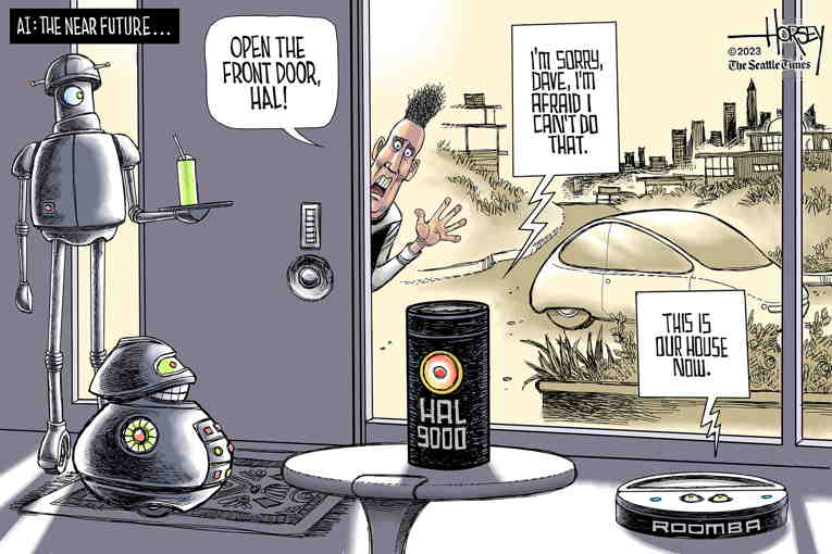 Political/Editorial Cartoon by David Horsey on The End Is Near