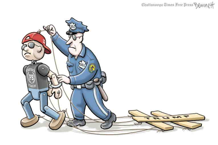 Political/Editorial Cartoon by Clay Bennett, Chattanooga Times Free Press on Proud Boys Convicted