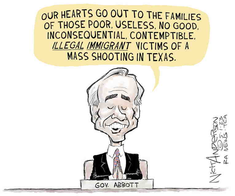 Political/Editorial Cartoon by Nick Anderson, Houston Chronicle on Texas Taliban Triumphs
