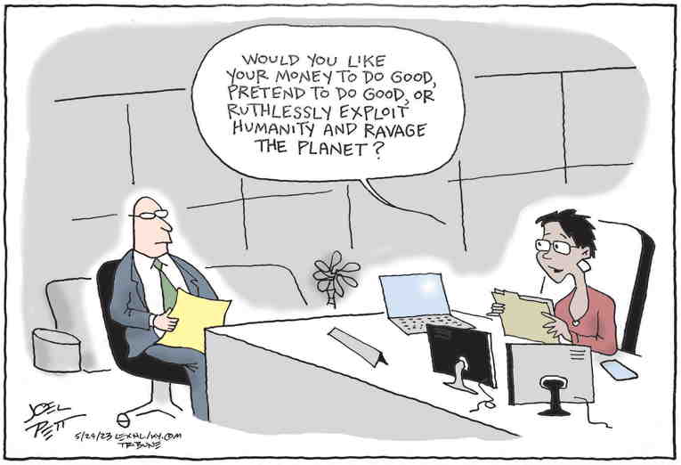 Political/Editorial Cartoon by Joel Pett, Lexington Herald-Leader, CWS/CartoonArts Intl. on In Other News