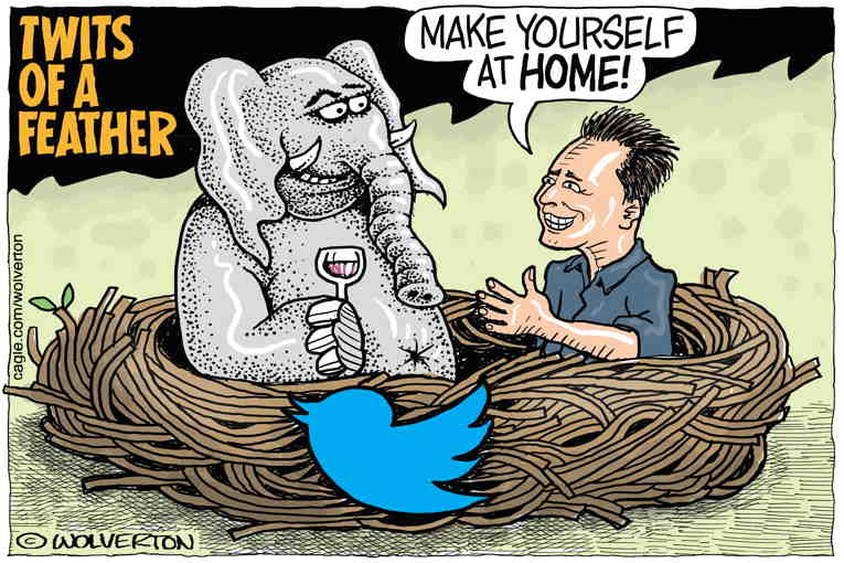 Political/Editorial Cartoon by Monte Wolverton, Cagle Cartoons on GOP Finds Its Voice