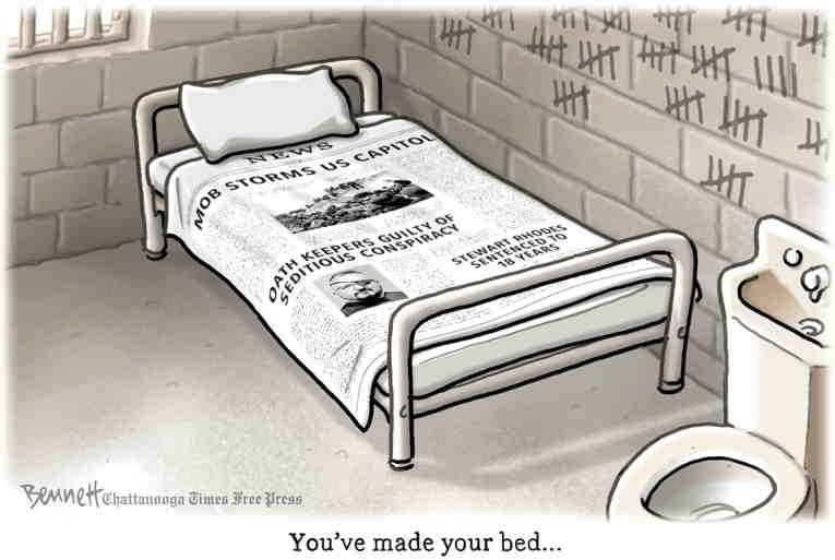 Political/Editorial Cartoon by Clay Bennett, Chattanooga Times Free Press on In Other News